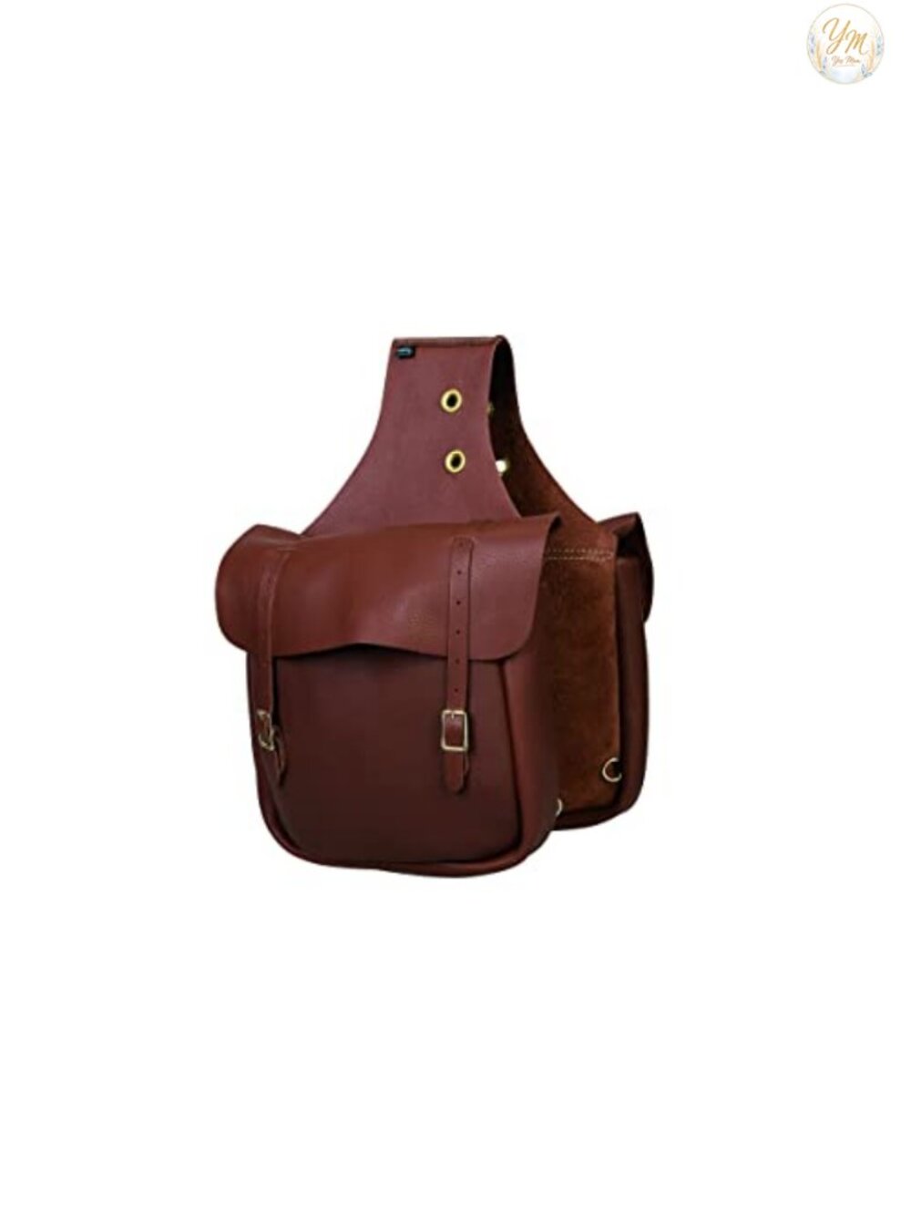 Top Grain Chap Leather Saddle Bag Cross Body Equestrian Tack